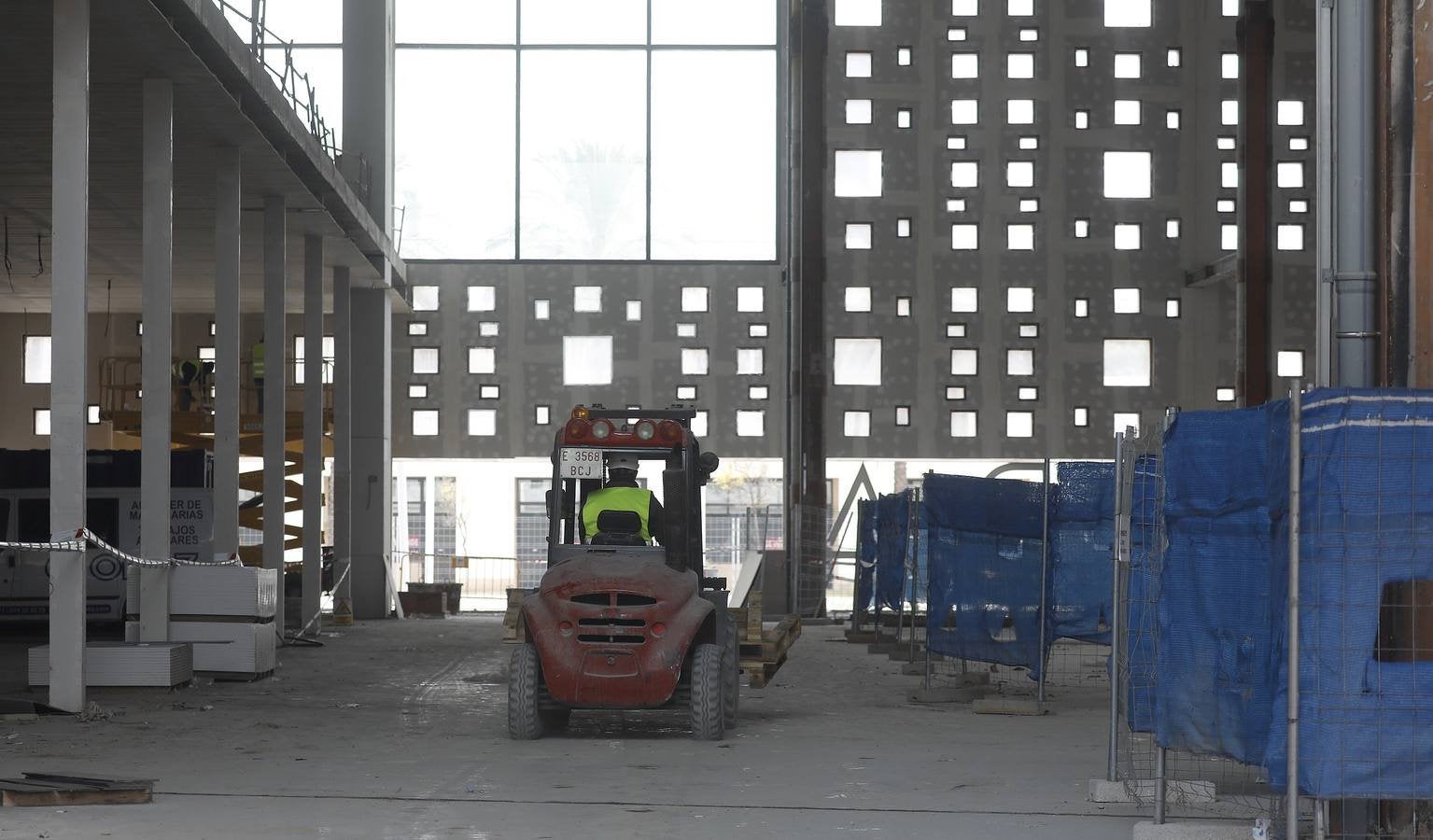 La evolución de las obras en el Centro de Ferias y Convenciones de Córdoba, en imágenes