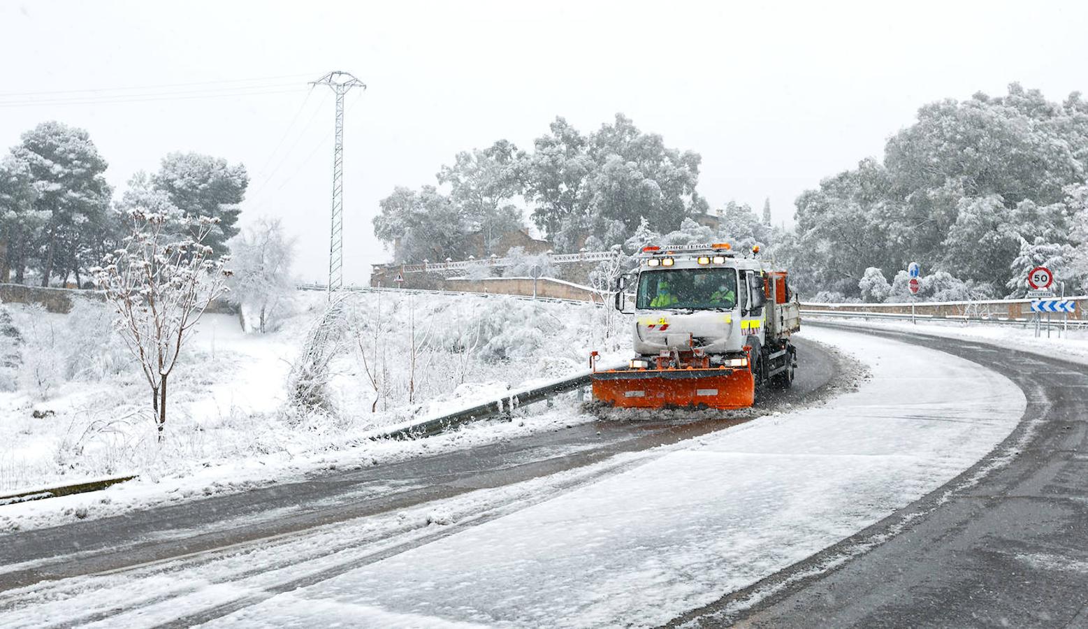 La nieve llega a Toledo