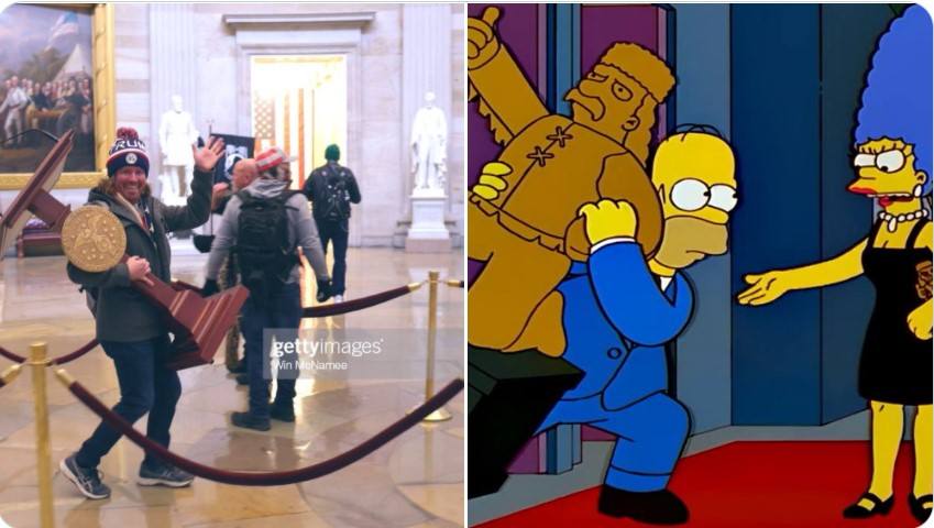En imágenes: las redes se llenan de parodias del asalto al Capitolio