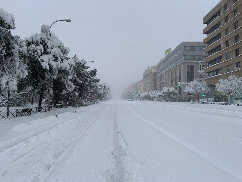 Imagen de la calle Raimundo Fernández Villaverde (Madrid). 