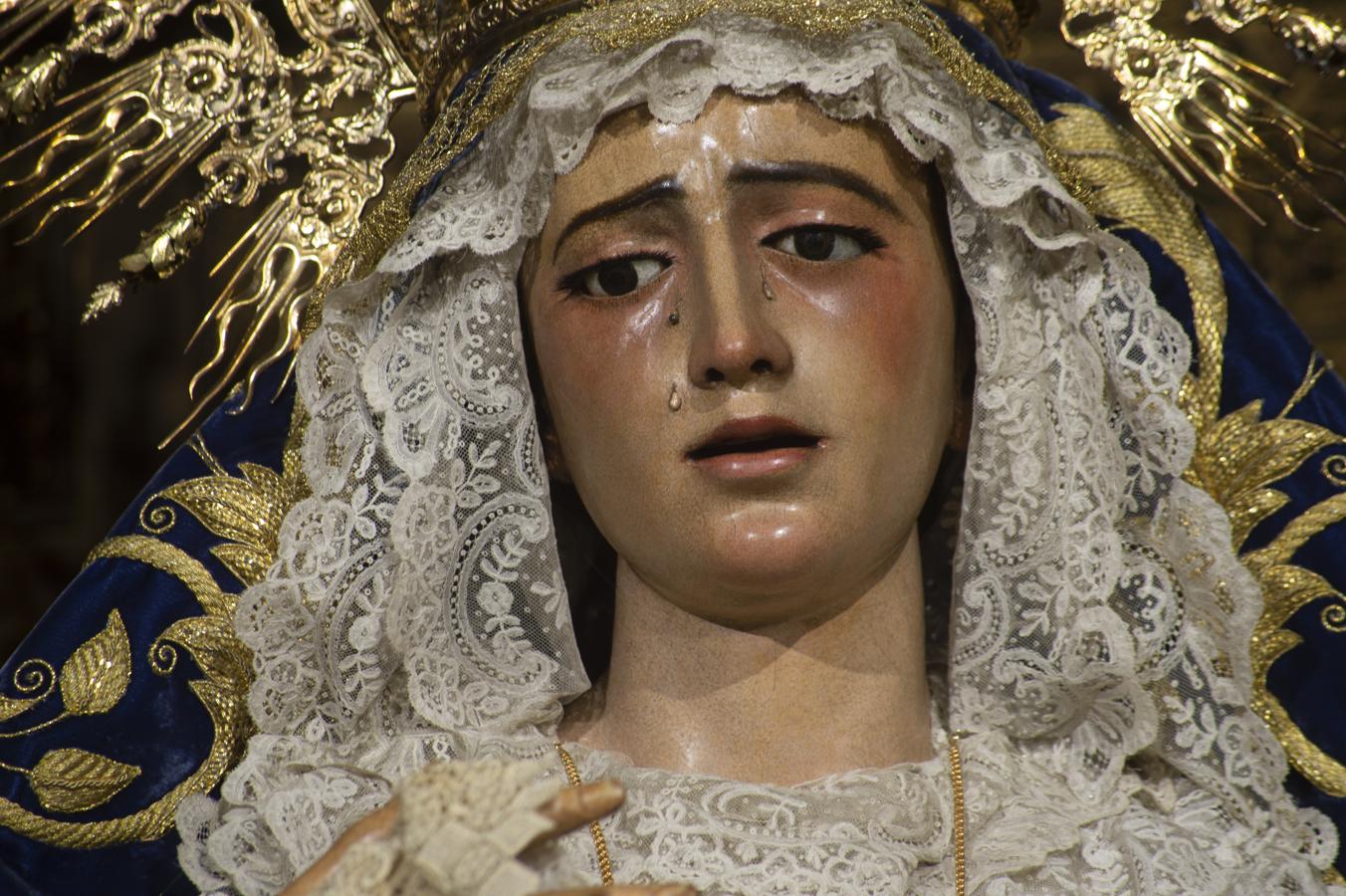 La Virgen de la Amargura en su antiguo altar