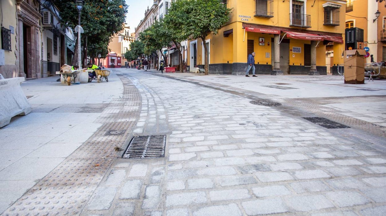 La reurbanización de Mateos Gago, casi a punto