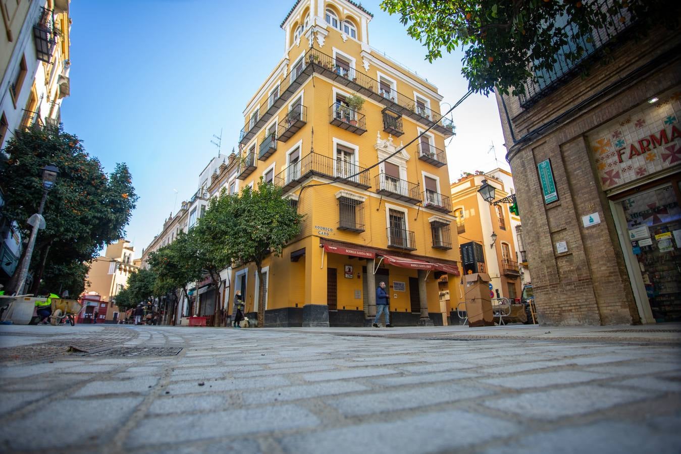 Estado actual de la calle Mateos Gago