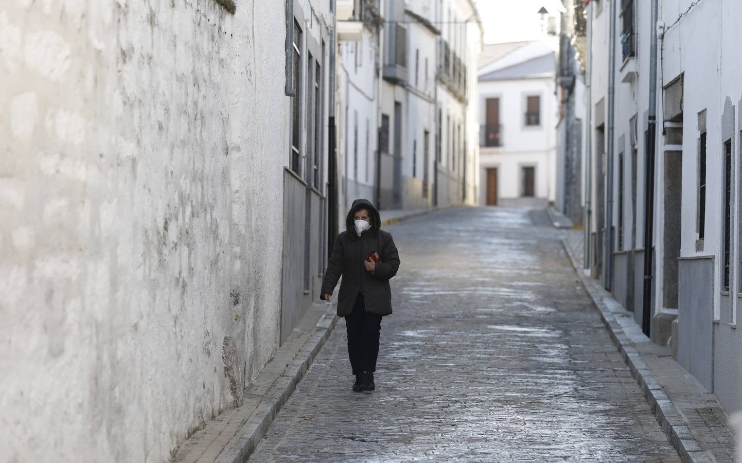 El confinamiento de Añora, en imágenes