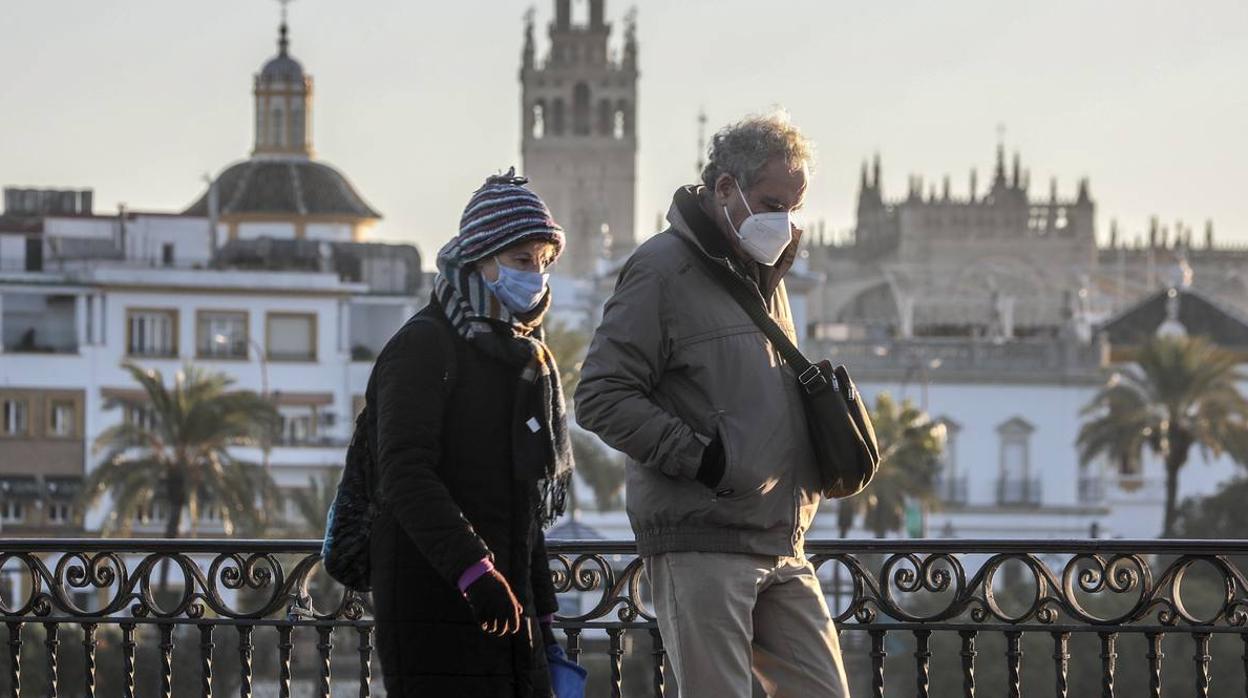 En imágenes: Sevilla, bajo cero