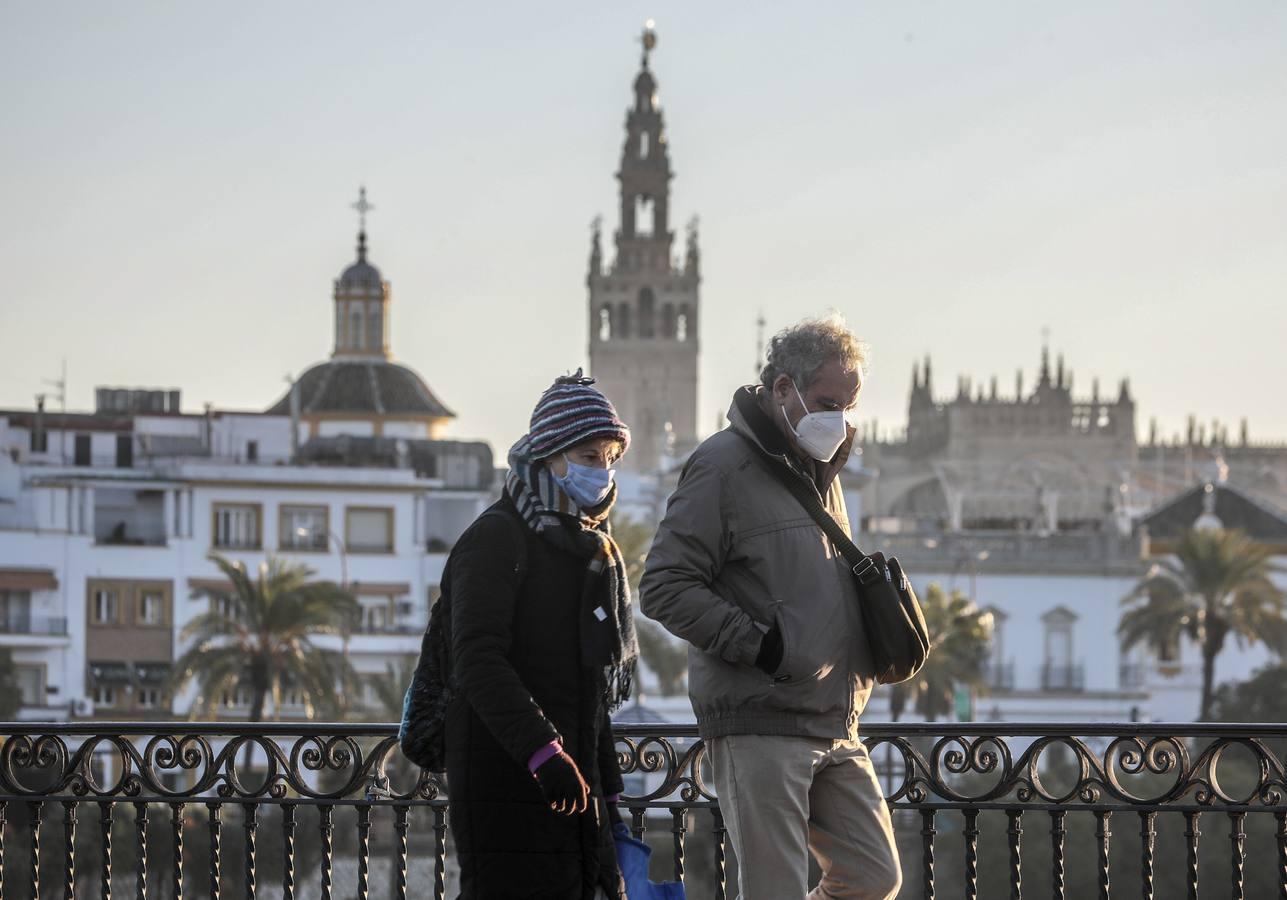 En imágenes: Sevilla, bajo cero