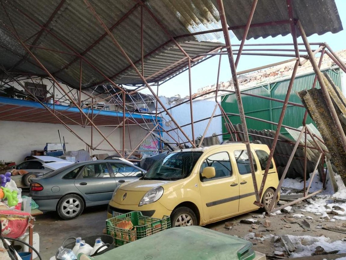 Los estragos de Filomena en el campo español. 