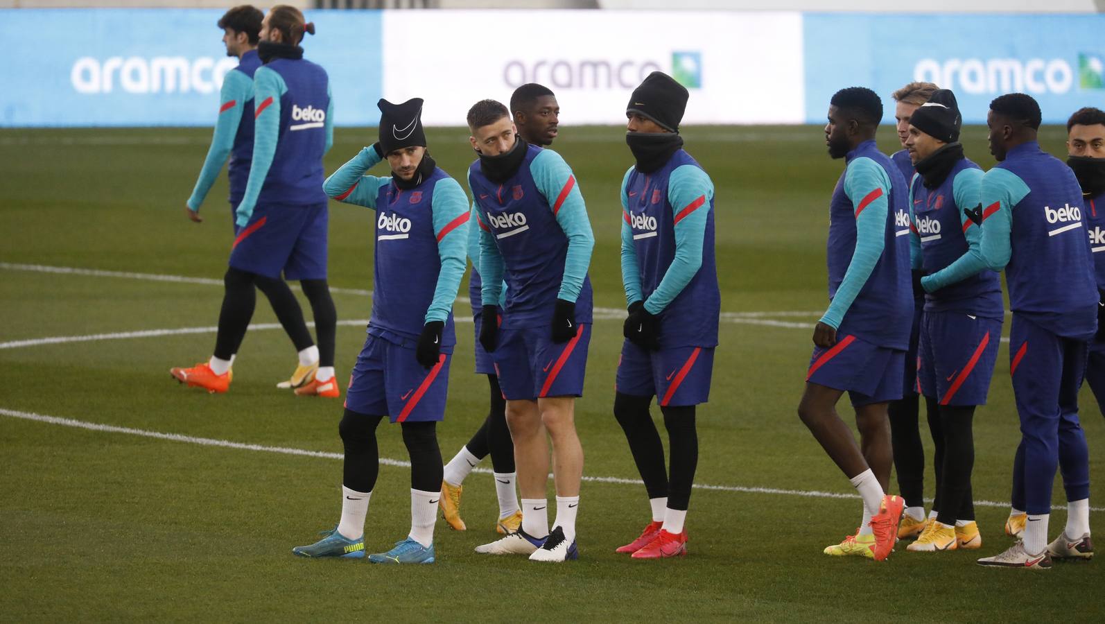 El entrenamiento del Barcelona en El Arcángel en Córdoba, en imágenes