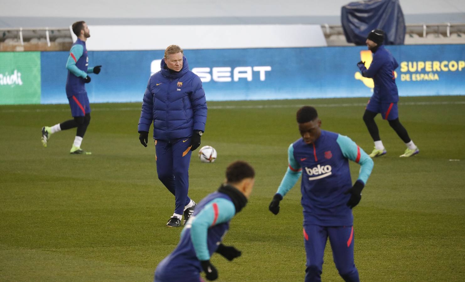 El entrenamiento del Barcelona en El Arcángel en Córdoba, en imágenes