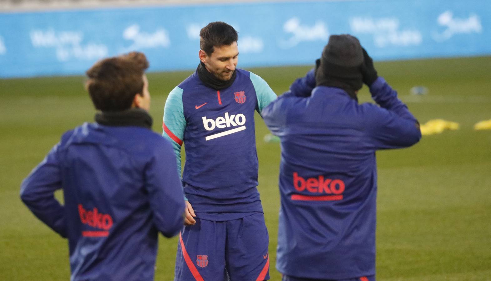 El entrenamiento del Barcelona en El Arcángel en Córdoba, en imágenes