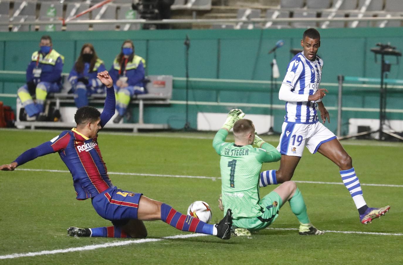 El Barcelona - Real de la Supercopa en El Arcángel de Córdoba, en imágenes