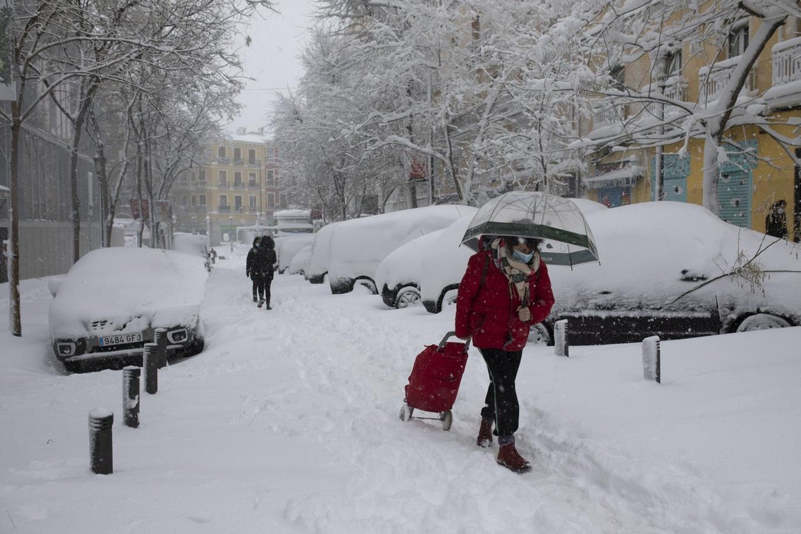 La calle de Argumosa, en Lavapiés, el pasado fin de semana. 