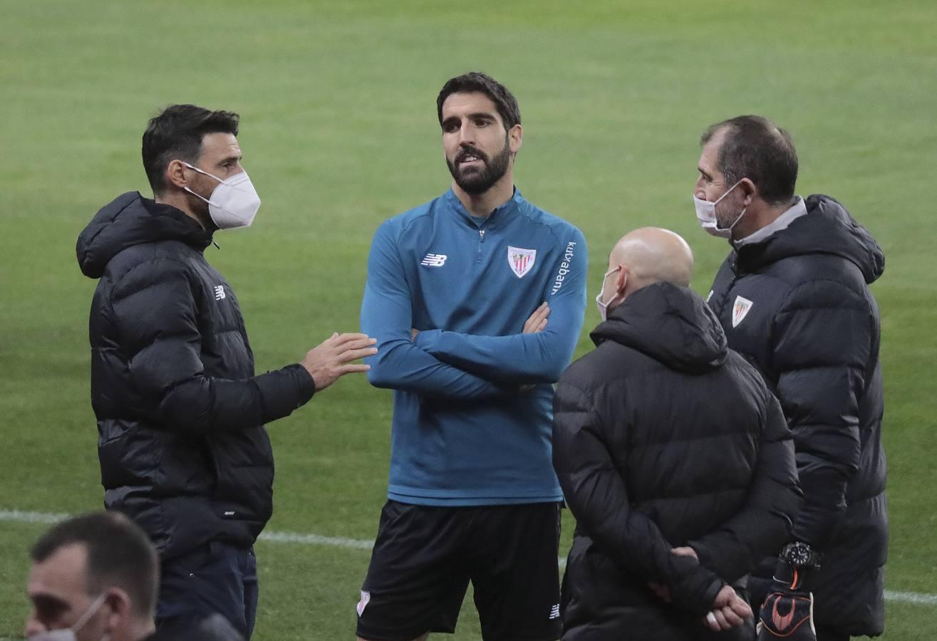 En imágenes, el entrenamiento del Athletic en Sevilla