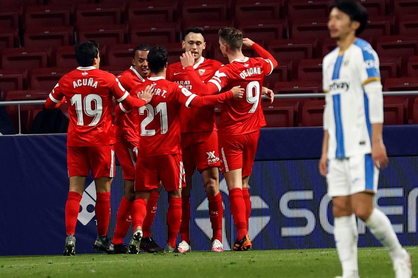 Las mejores imágenes del encuentro entre el Leganés y el Sevilla F.C.