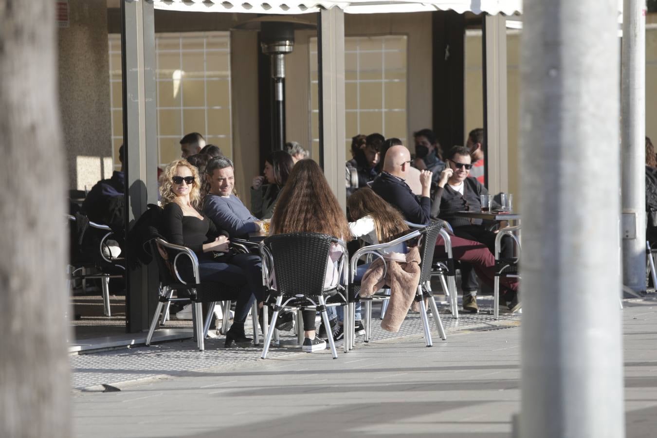 Ambiente en Cádiz horas antes del inicio de las nuevas restricciones