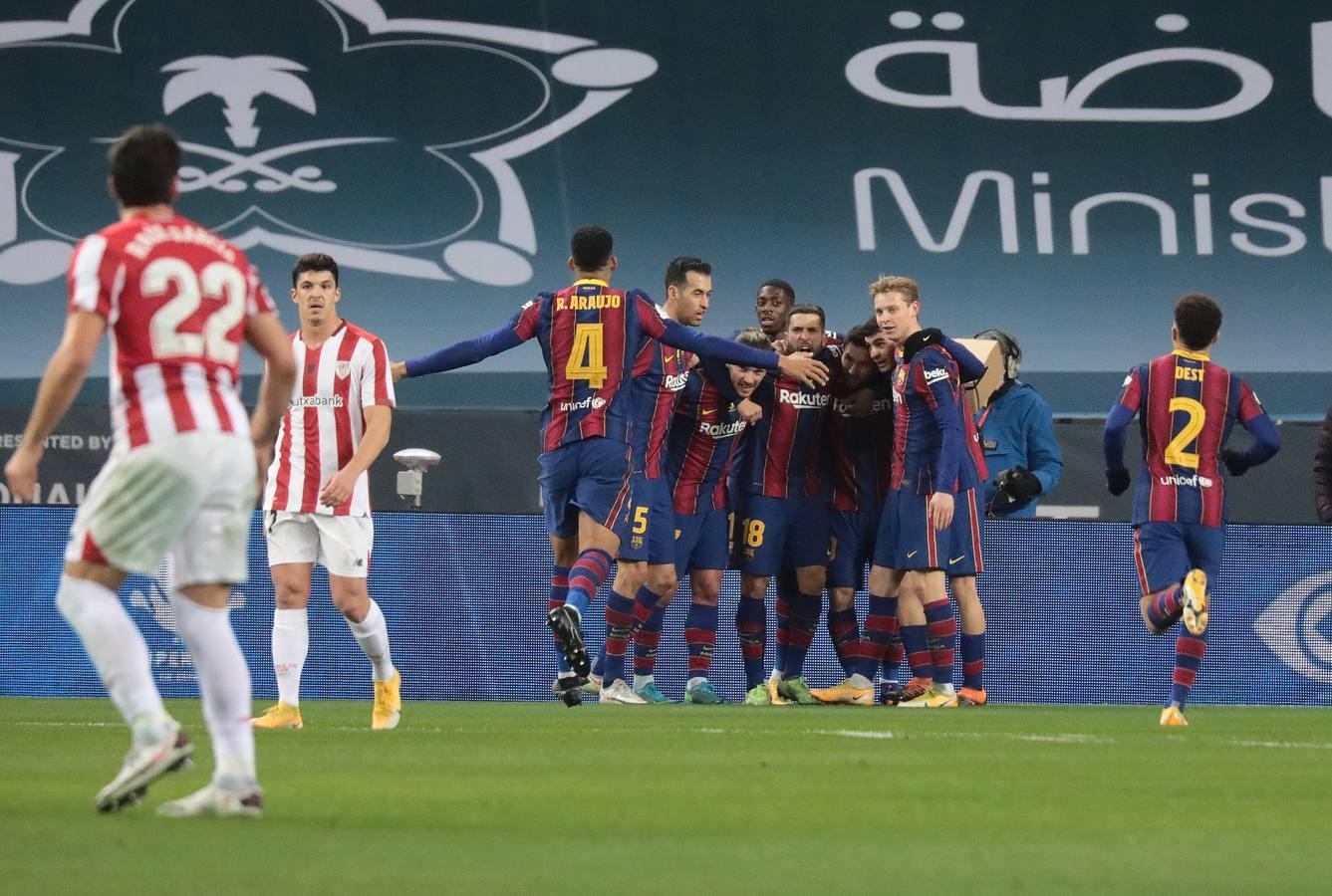 La Supercopa de España entre el Barcelona y el Athletic, en imágenes