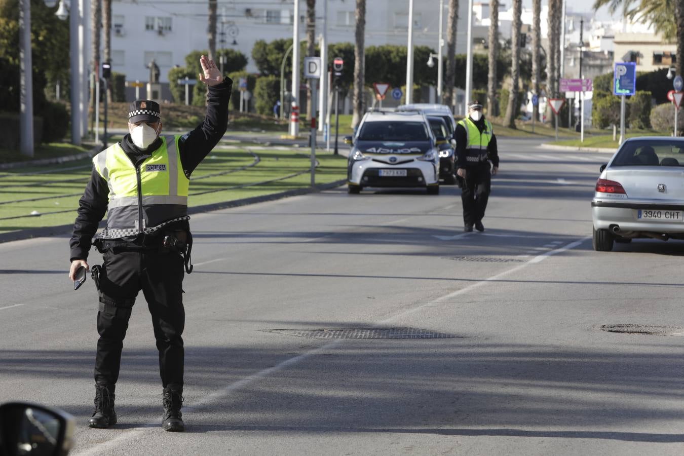 Control policial en San Fernando por el cierre perimetral