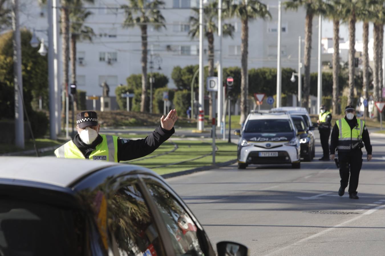 Control policial en San Fernando por el cierre perimetral