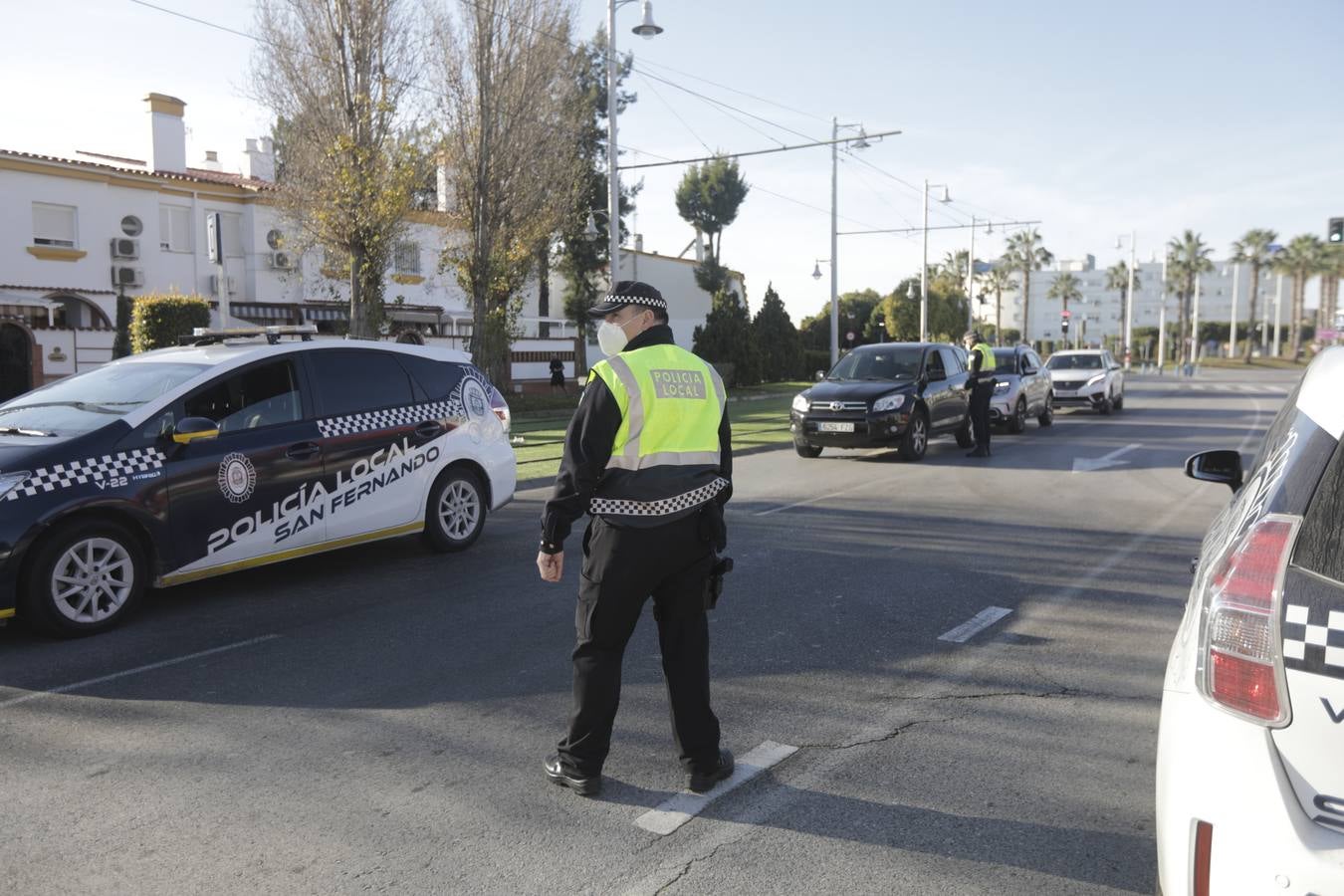 Control policial en San Fernando por el cierre perimetral