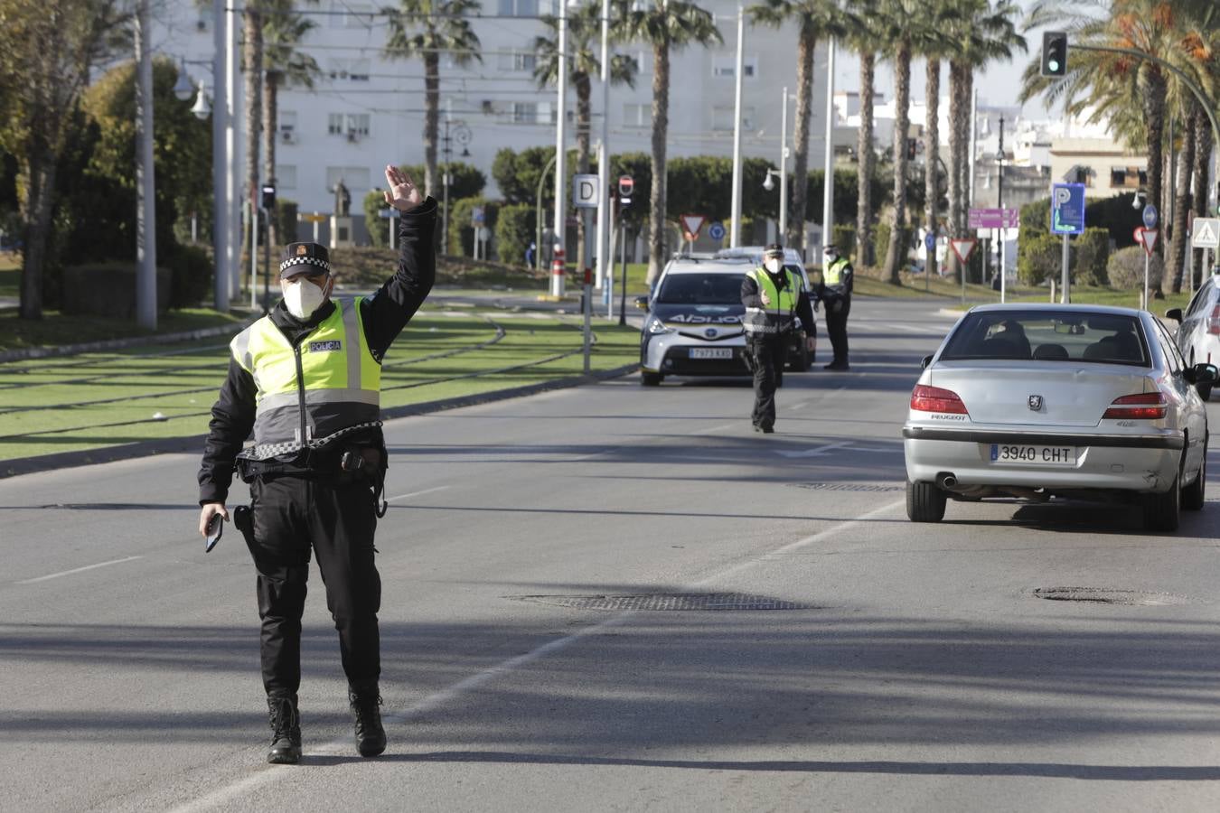 Control policial en San Fernando por el cierre perimetral