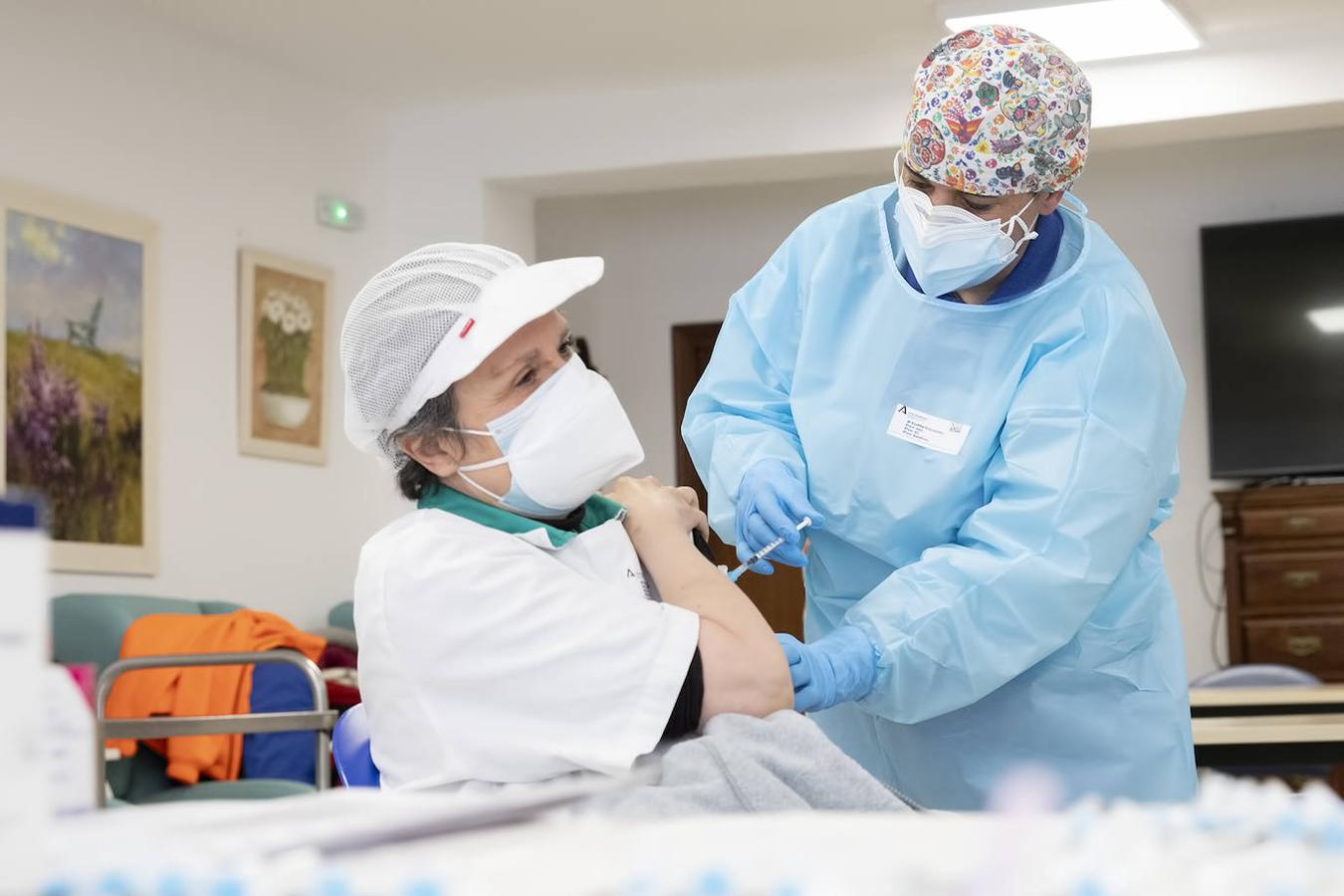 Arranca la vacunación de la segunda dosis Covid en Córdoba, en imágenes