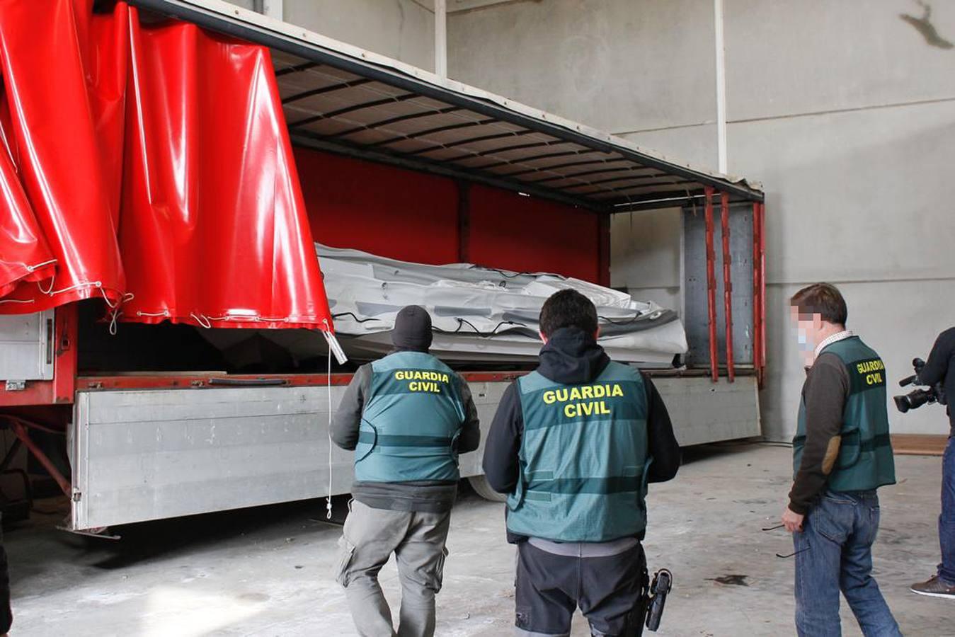 En imágenes, operación antidroga de la Guardia Civil en Sevilla y Cádiz