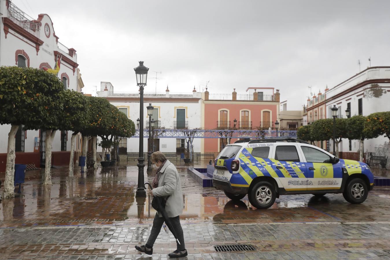 Cierre perimentral y cese de toda actividad no esencial en La Algaba