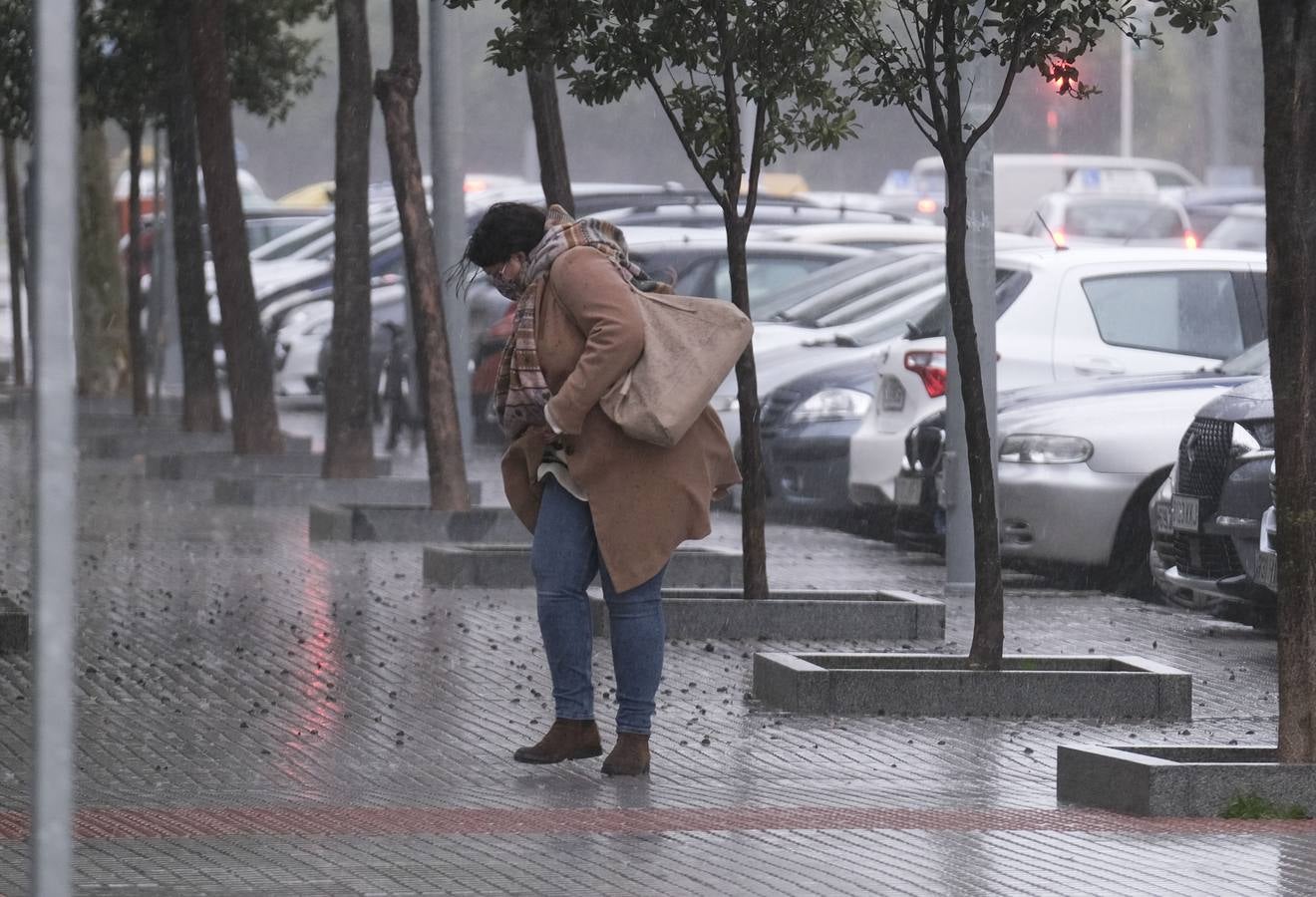 El temporal de lluvia en Cádiz, en imágenes