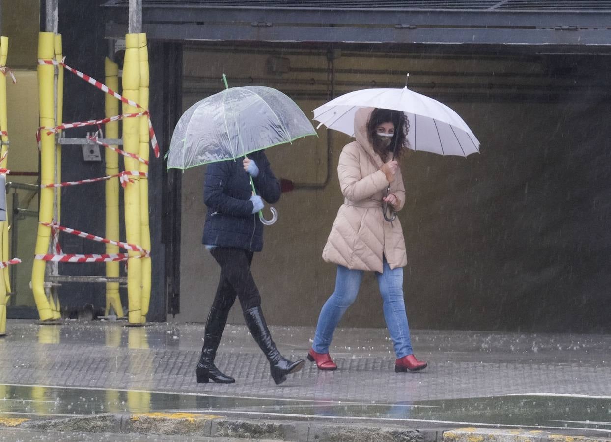 El temporal de lluvia en Cádiz, en imágenes