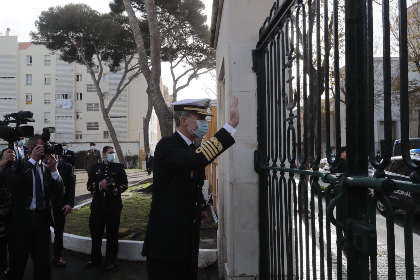 En imágenes: La visita del Rey Felipe VI al Instituto Hidrográfico de la Marina y al buque &#039;Tofiño&#039;