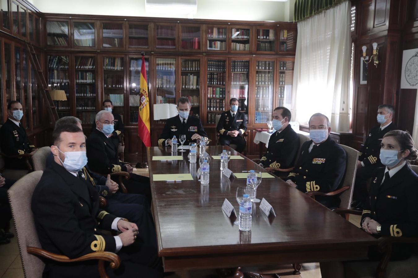 En imágenes: La visita del Rey Felipe VI al Instituto Hidrográfico de la Marina y al buque &#039;Tofiño&#039;