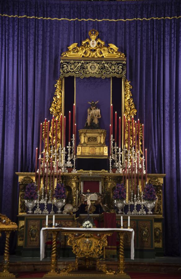 El altar del Señor de la Humildad y Paciencia de la Cena