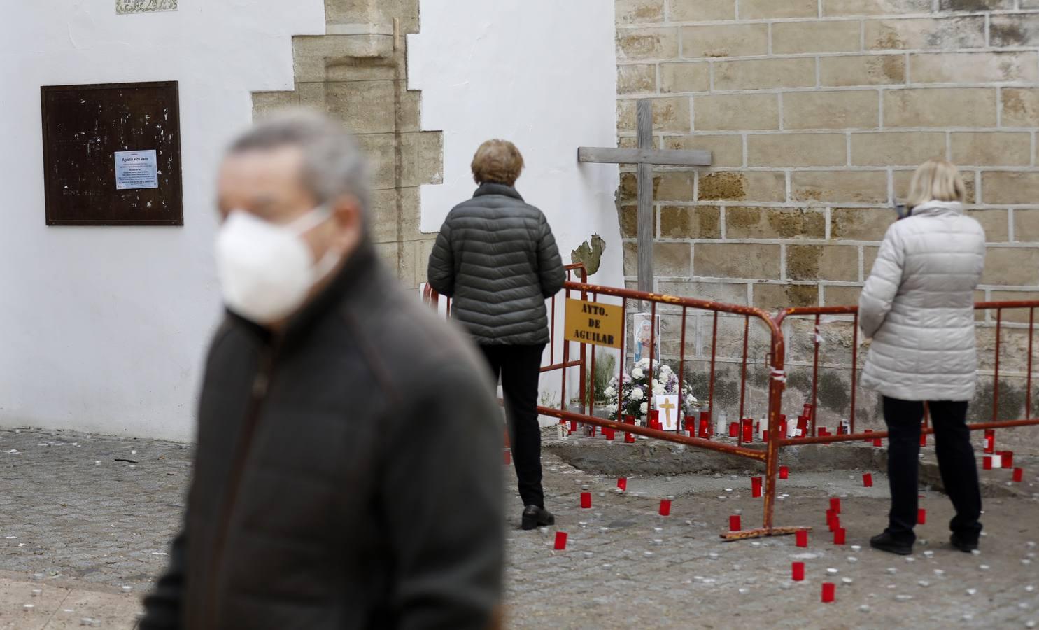 La vida cotidiana en Aguilar tras perder la cruz, en imágenes