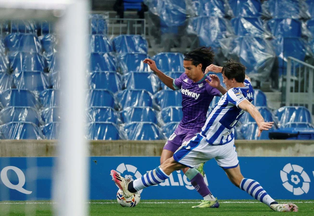 Partido disputado entre la Real Sociedad y el Real Betis