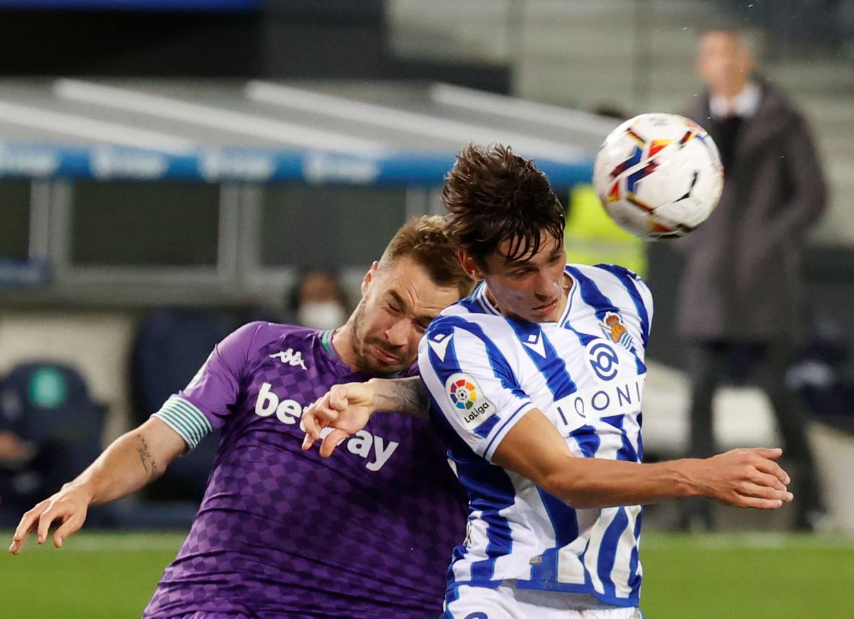 Partido disputado entre la Real Sociedad y el Real Betis