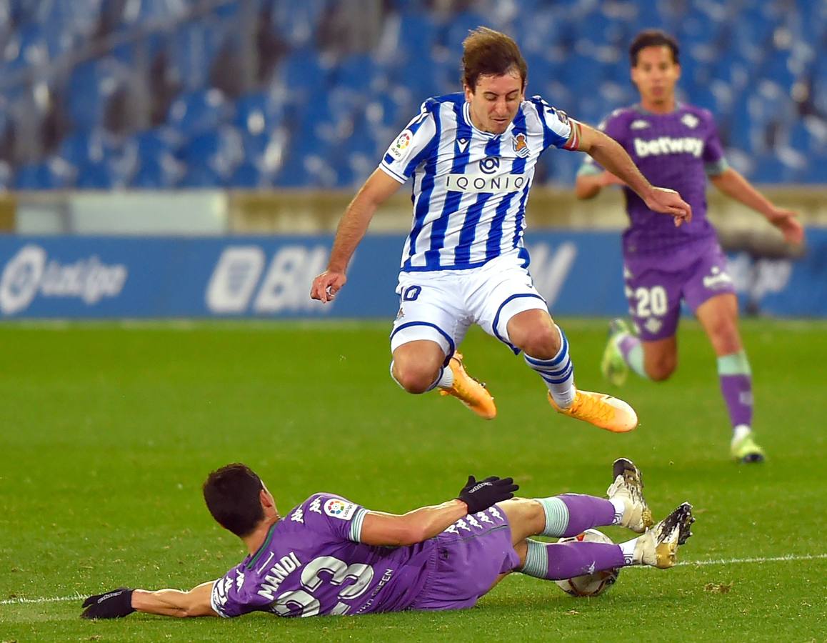 Partido disputado entre la Real Sociedad y el Real Betis