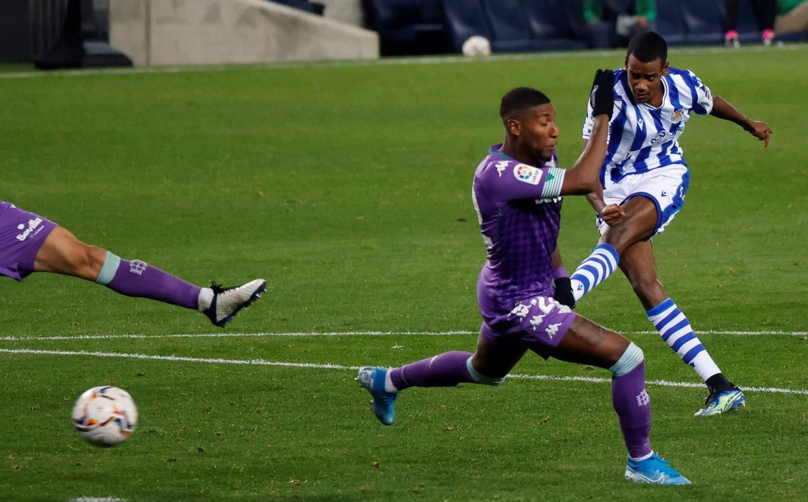 Partido disputado entre la Real Sociedad y el Real Betis