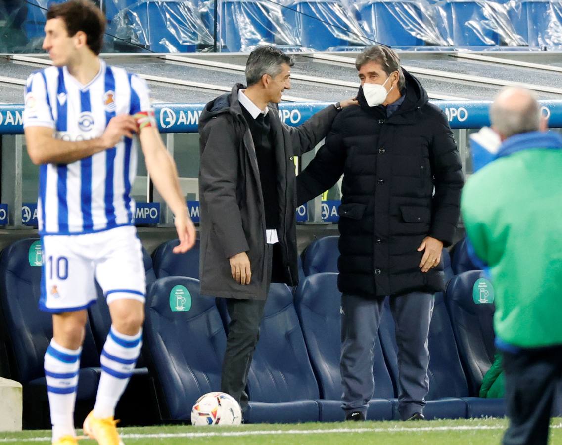 Partido disputado entre la Real Sociedad y el Real Betis