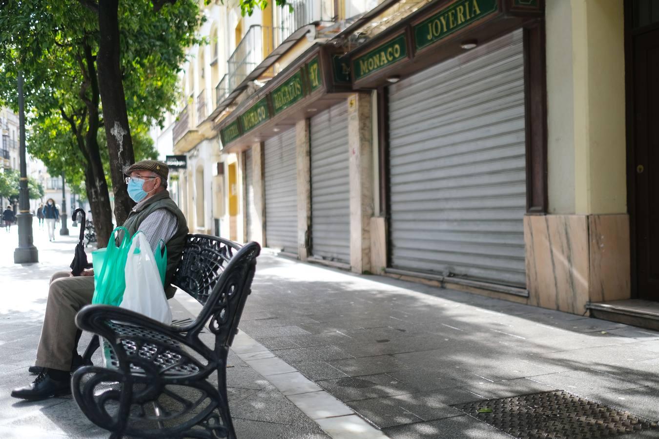 En imágenes, cierre de la actividad no esencial en Jerez