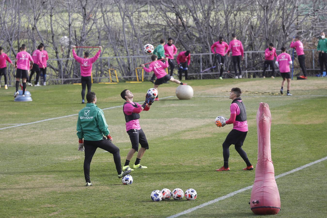 El entrenamiento del Córdoba CF, en imágenes