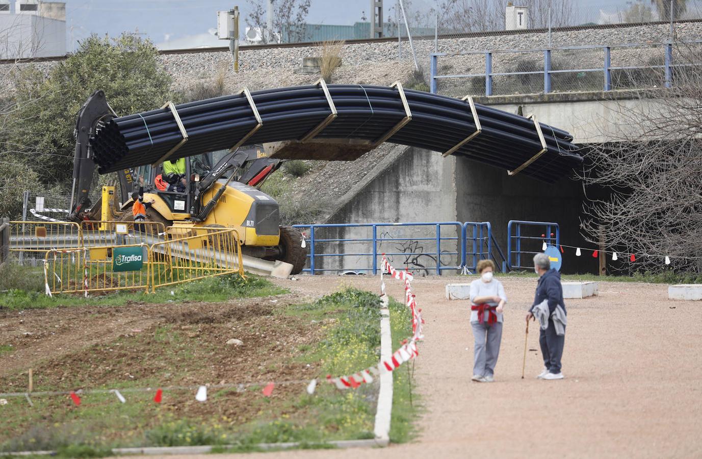 Los trabajos del Parque de Levante, en imágenes