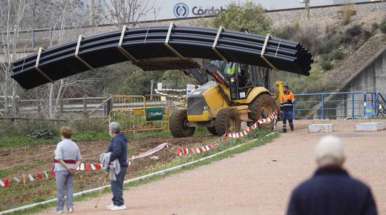 Los trabajos del Parque de Levante, en imágenes