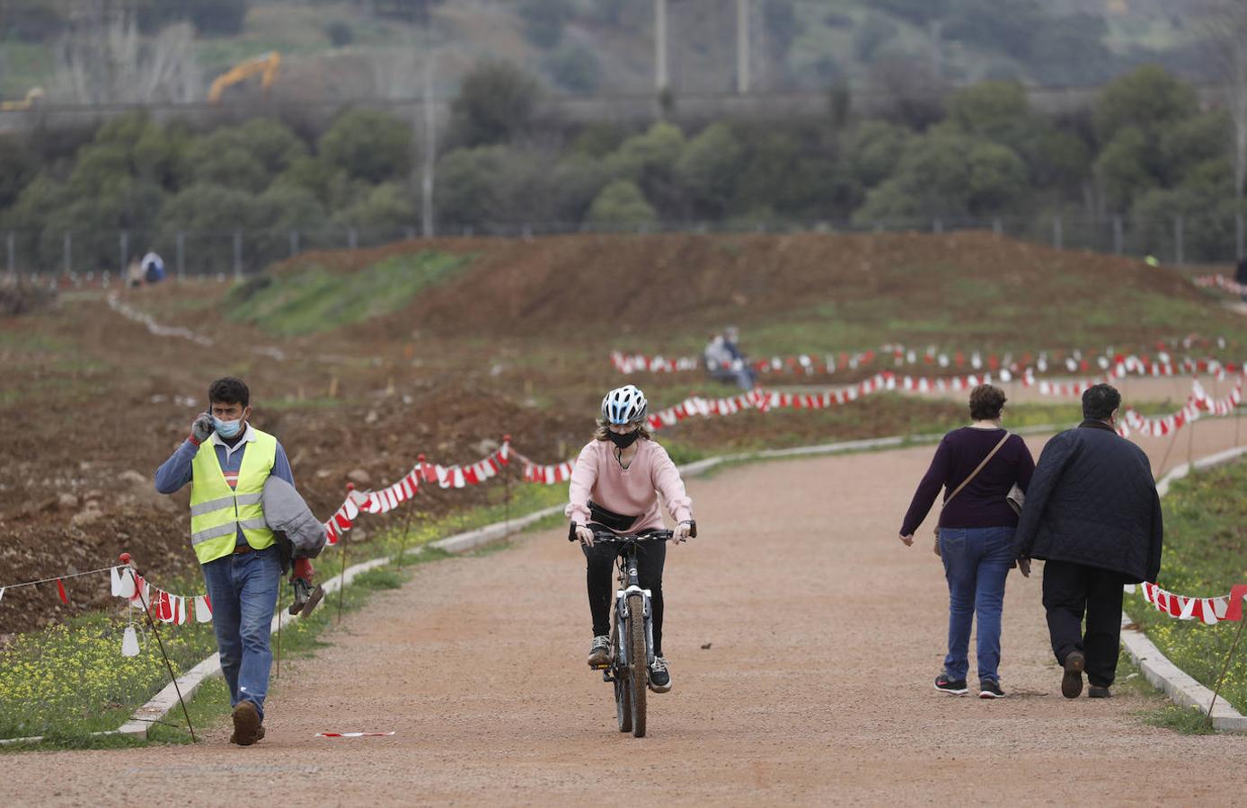 Los trabajos del Parque de Levante, en imágenes