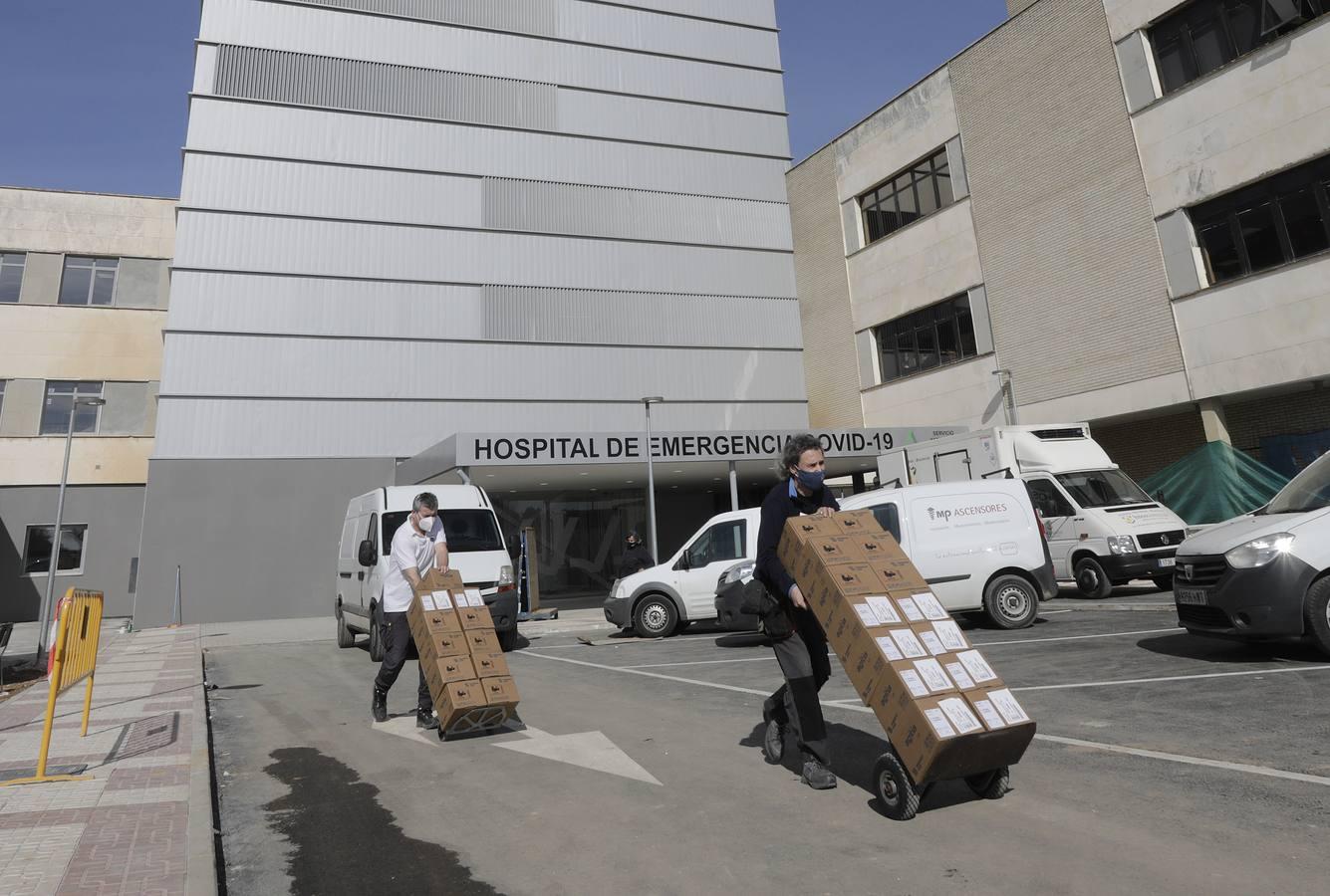 El antiguo Hospital Militar, listo para recibir pacientes con coronavirus