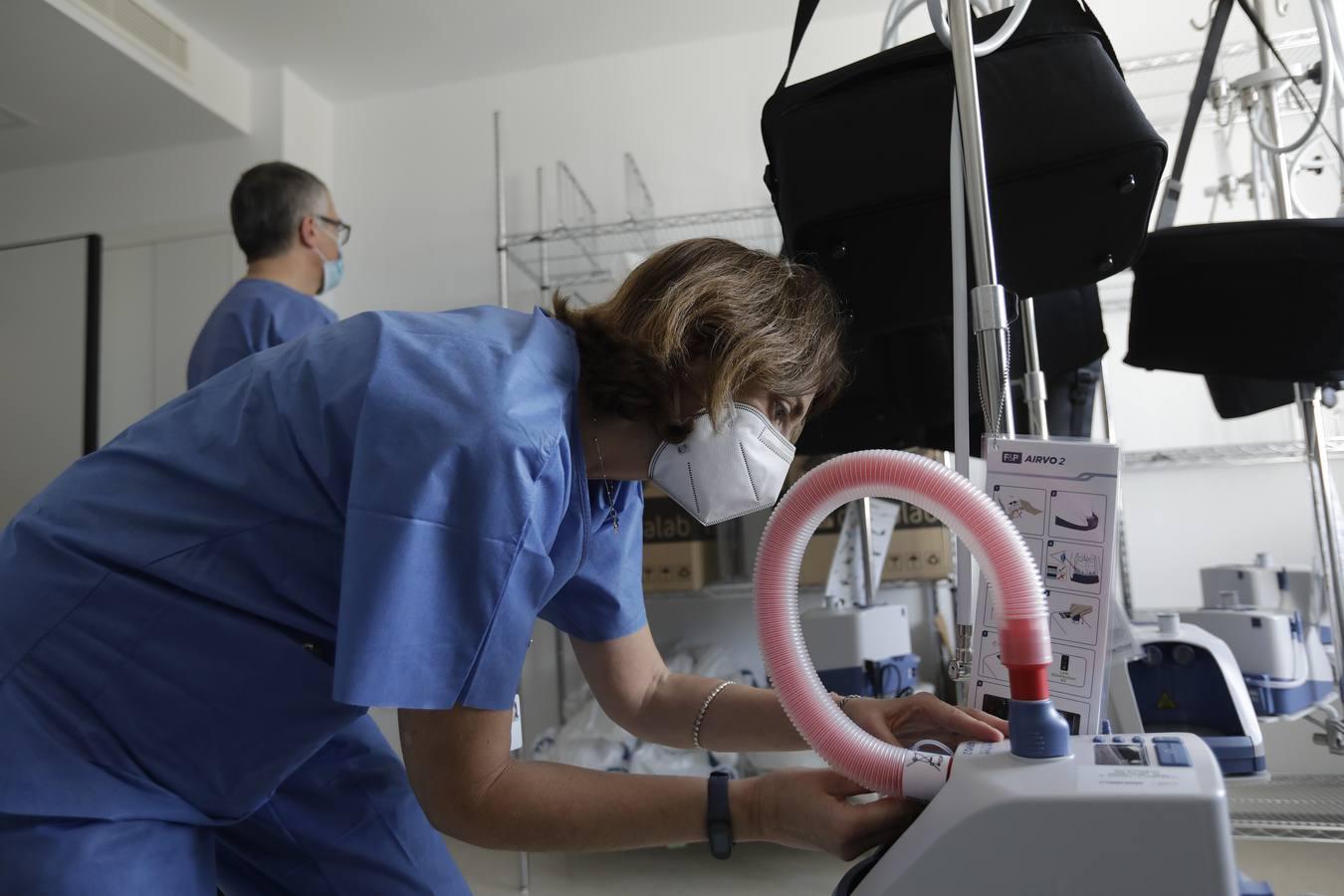 El antiguo Hospital Militar, listo para recibir pacientes con coronavirus