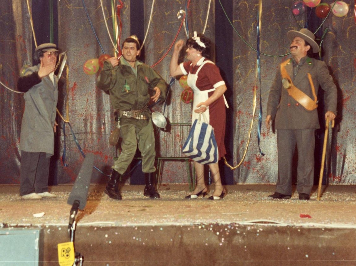 'El fotógrafo de los patos, la marmota, el soldado y el guarda jurado', cuarteto de 1984