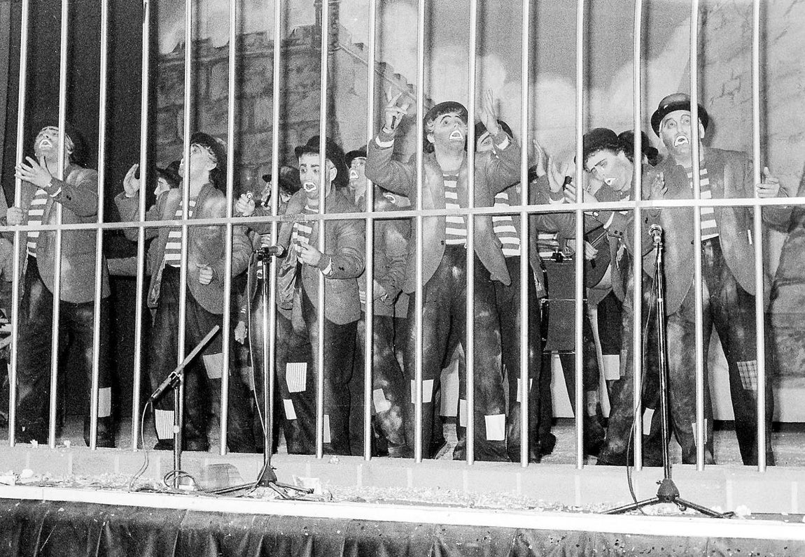 'Entre rejas', comparsa de Antonio Martín (1985)