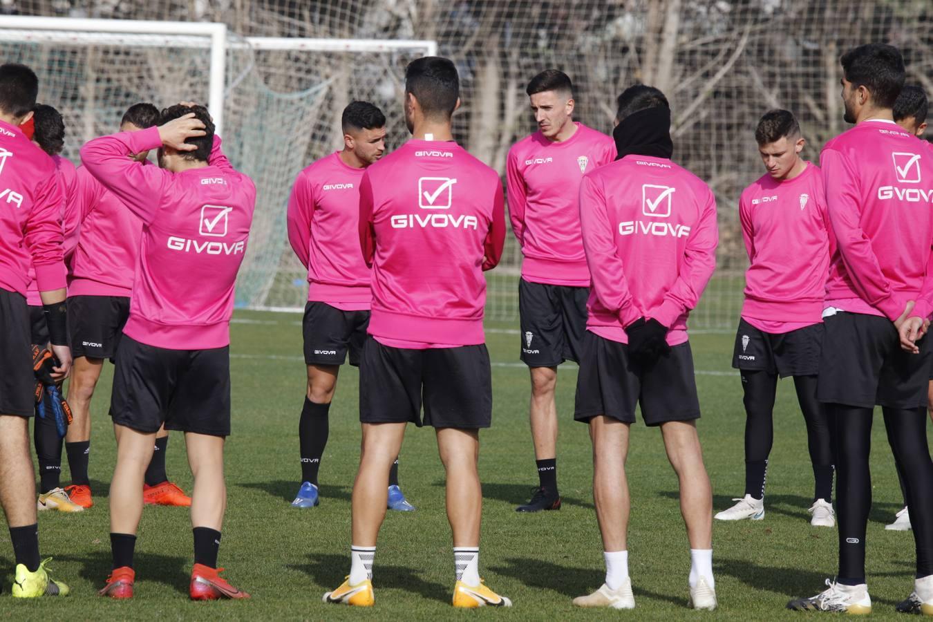 El primer entrenamiento de Alberto Ródenas con el Córdoba CF, en imágenes