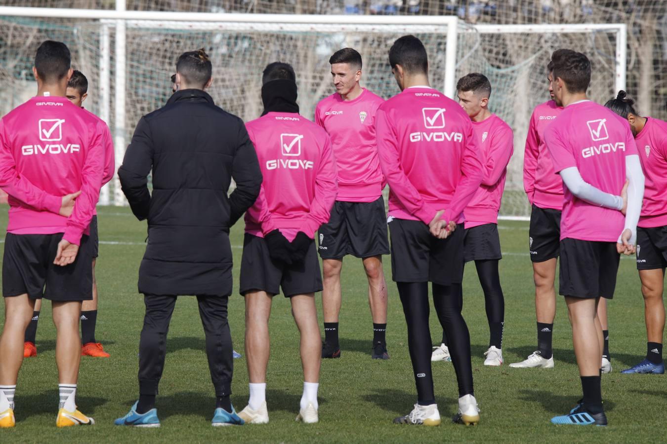 El primer entrenamiento de Alberto Ródenas con el Córdoba CF, en imágenes