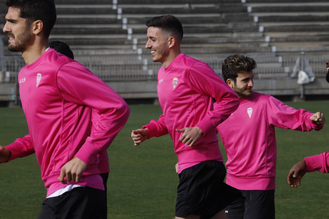 El primer entrenamiento de Alberto Ródenas con el Córdoba CF, en imágenes